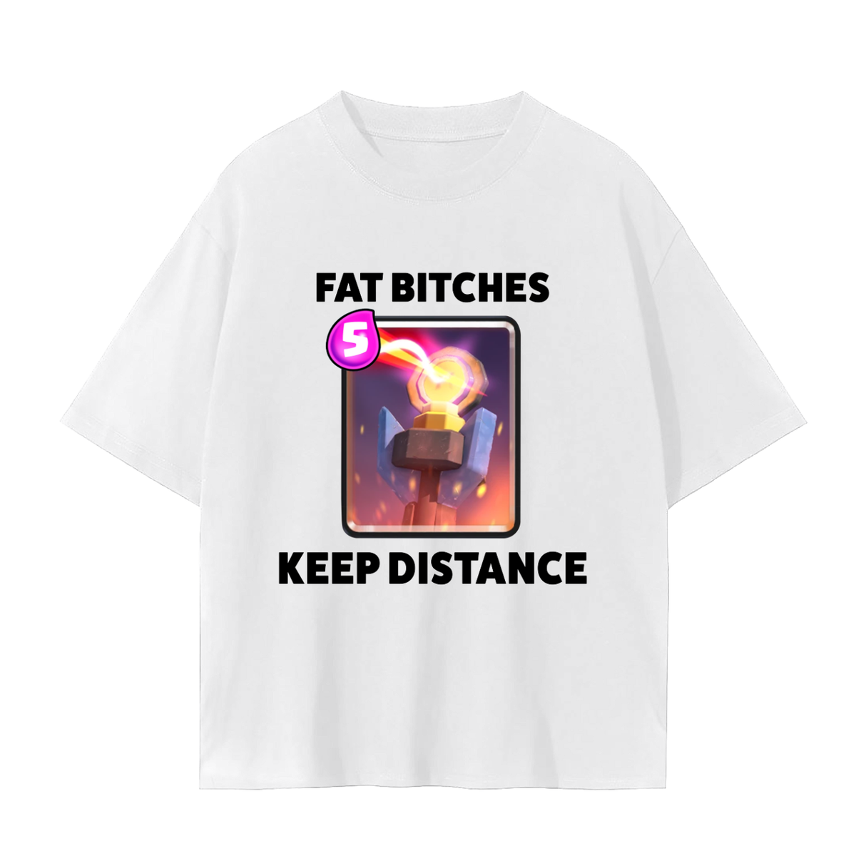 Fat Bitches Keep Distance Premium T-Shirt