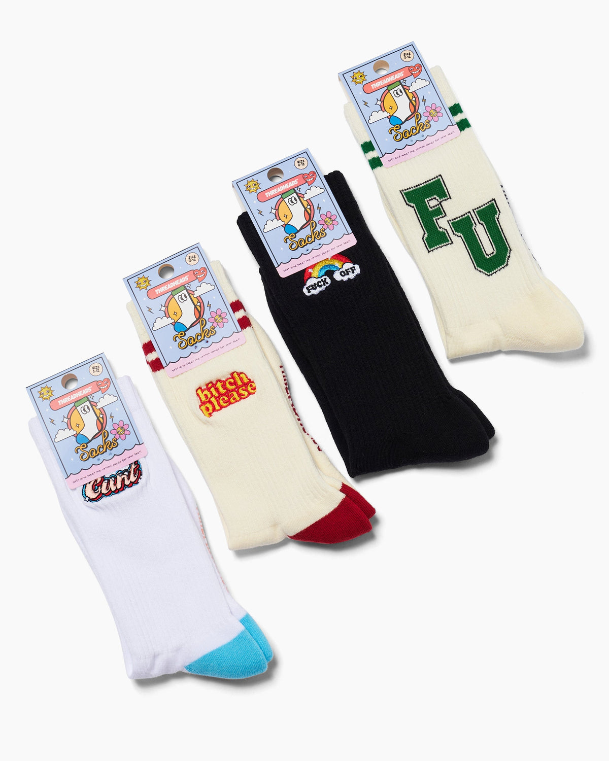 Rude 4-Pack Sock Bundle