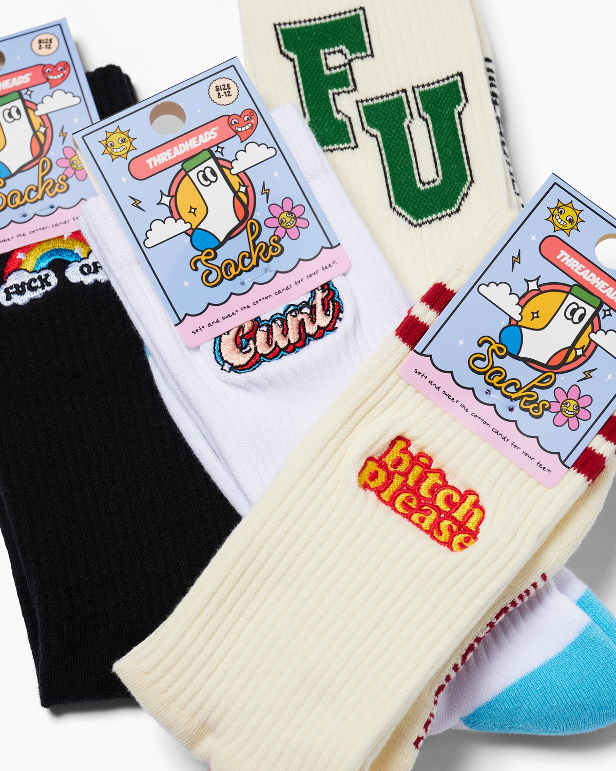 Rude 4-Pack Sock Bundle