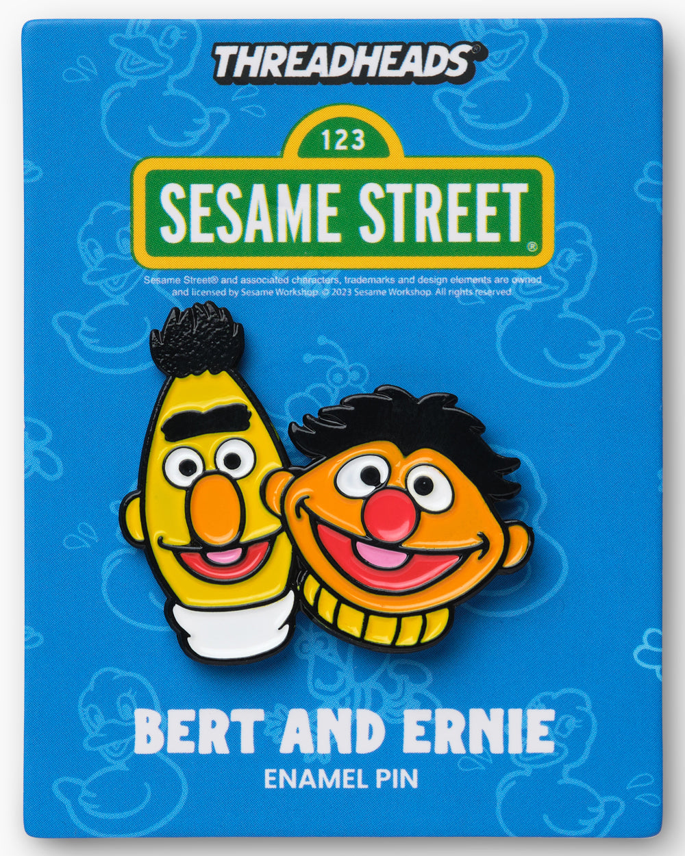 Bert & Ernie Enamel Pin