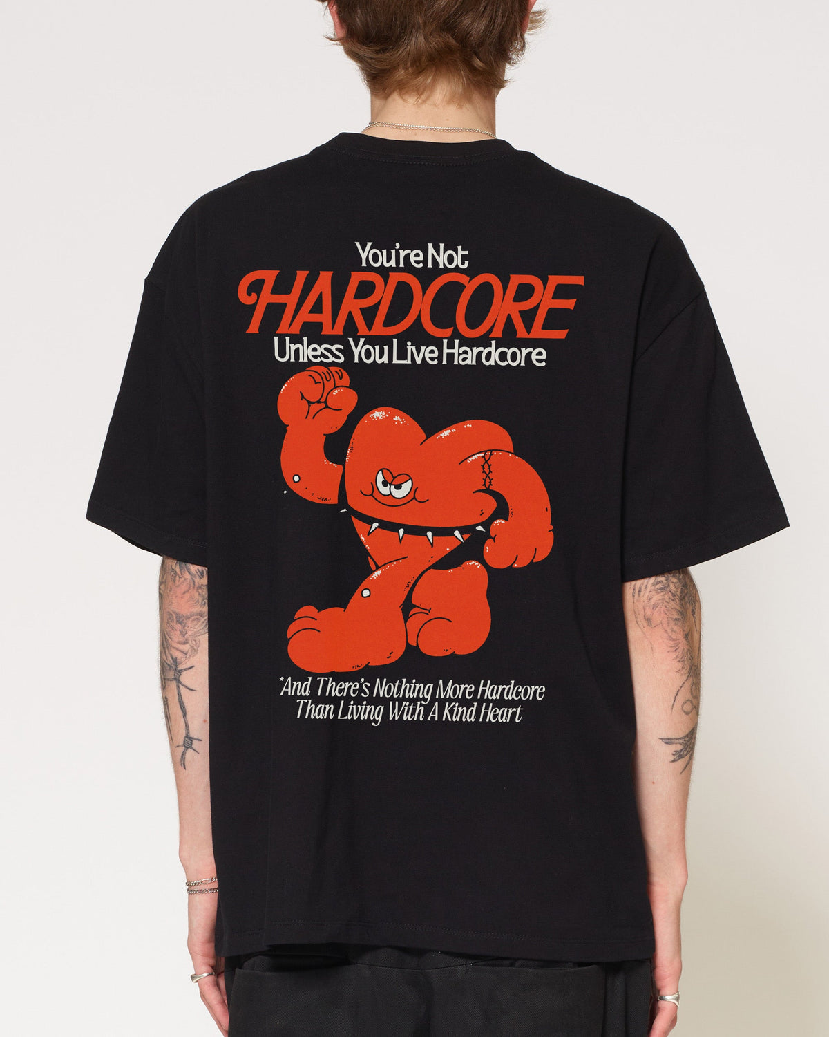 Hardcore Heartcore Oversized Tee