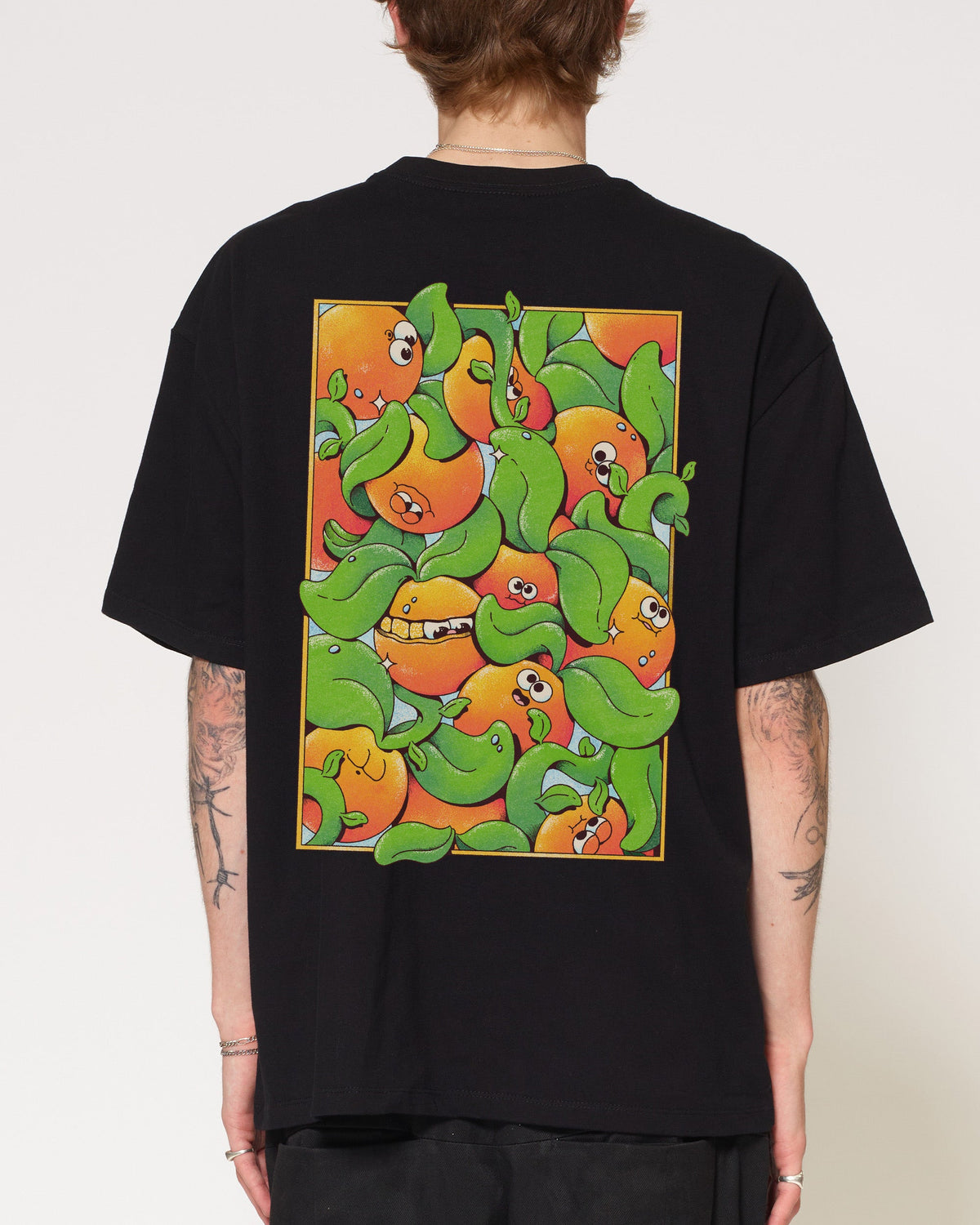 Orange Groove Oversized Tee