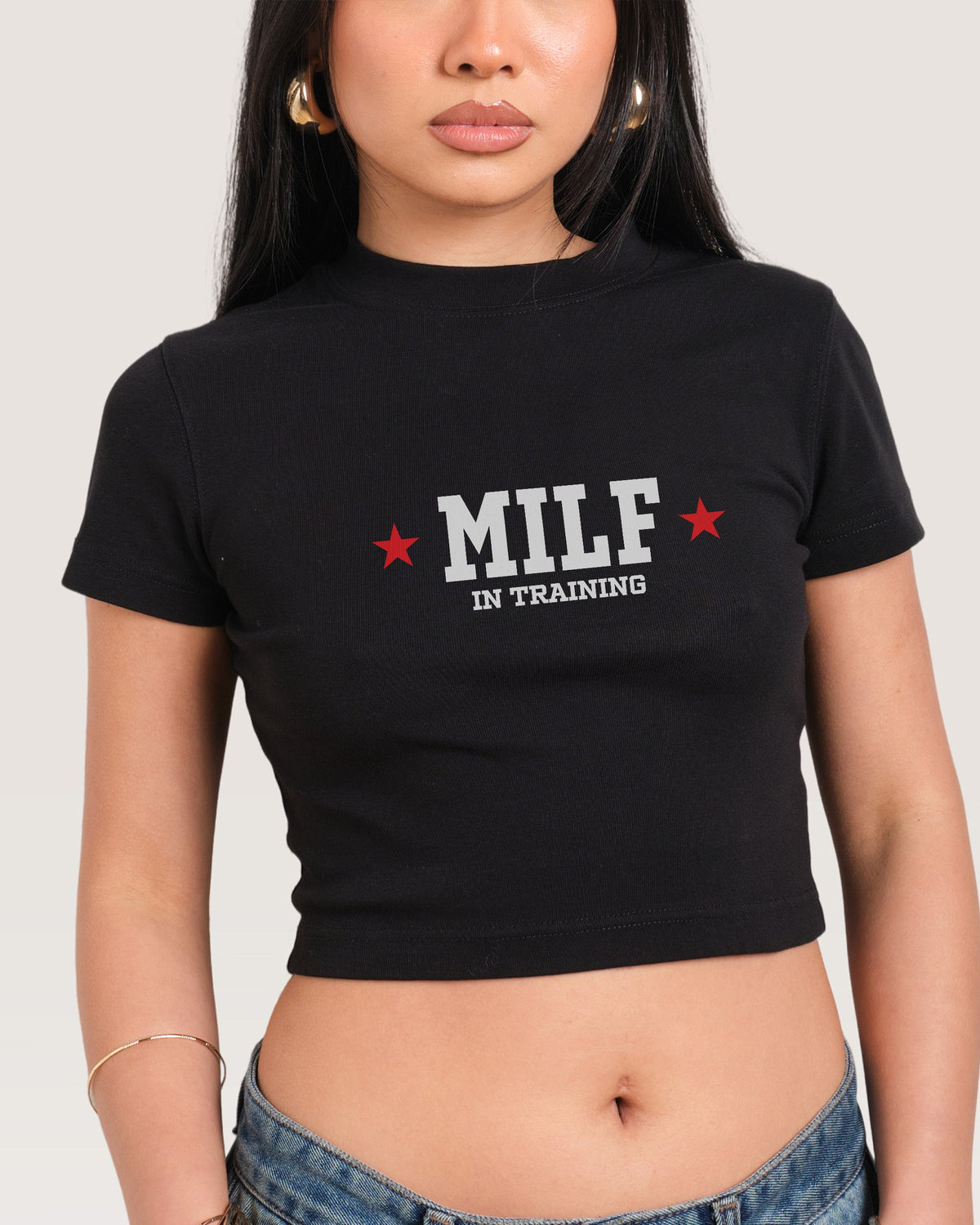 Milf in Training Baby Tee