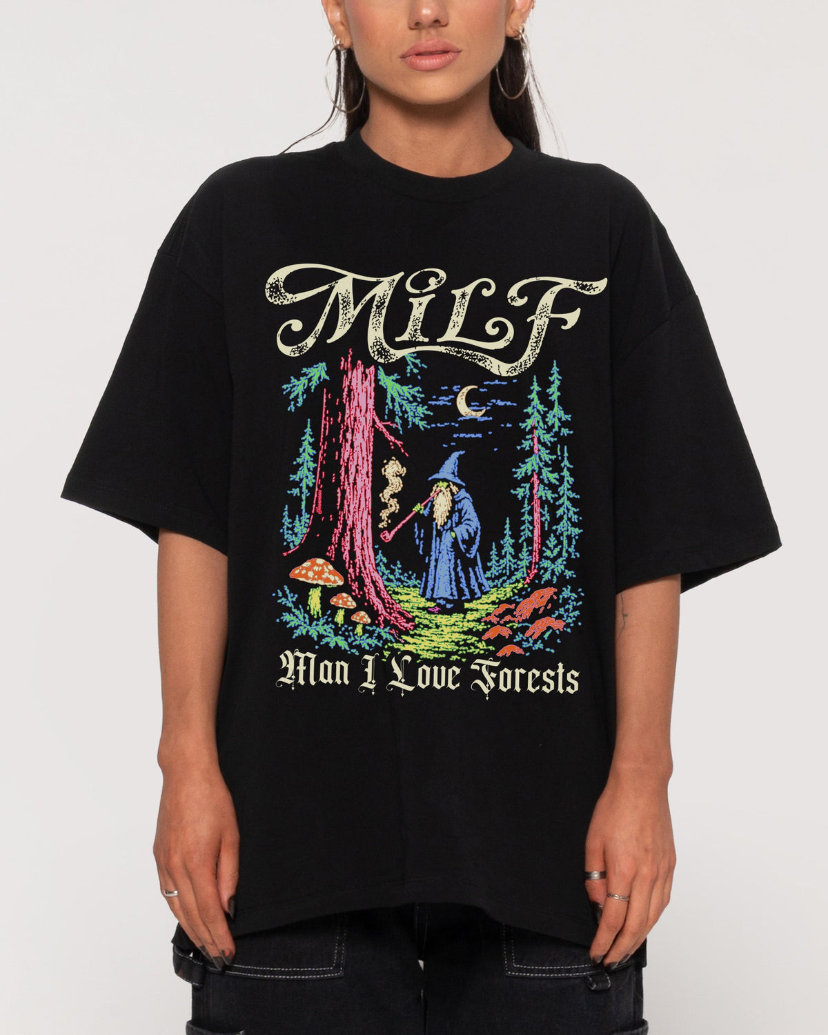 Man I Love Forests Oversized Tee