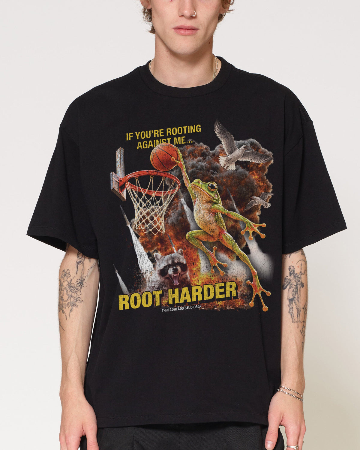 Root Harder Oversized Tee
