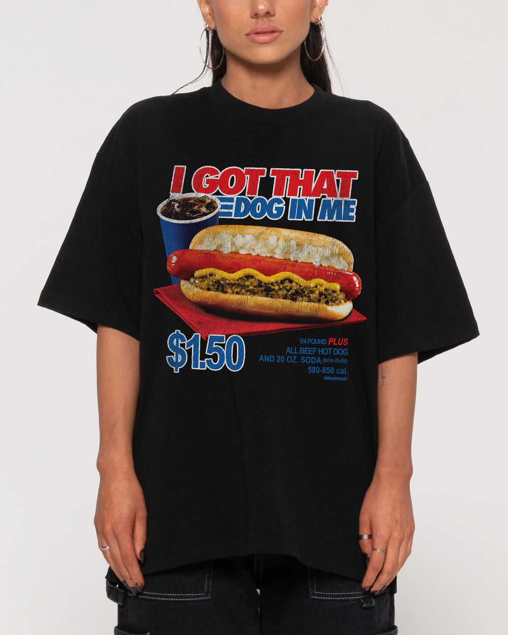 I Got That Dog In Me Oversized Tee