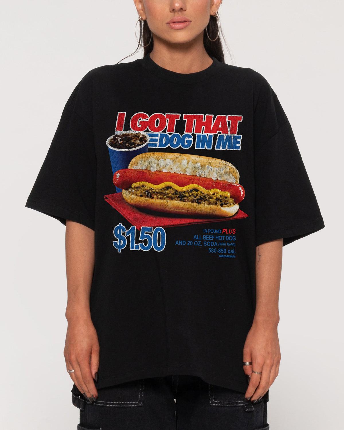 I Got That Dog In Me Oversized Tee