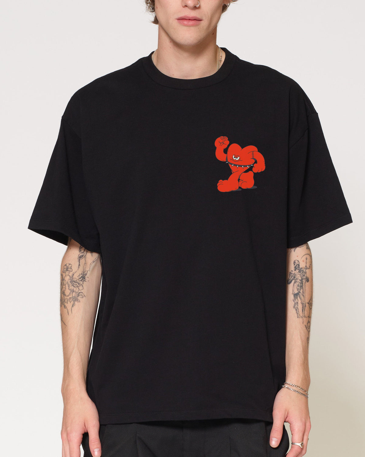 Hardcore Heartcore Oversized Tee