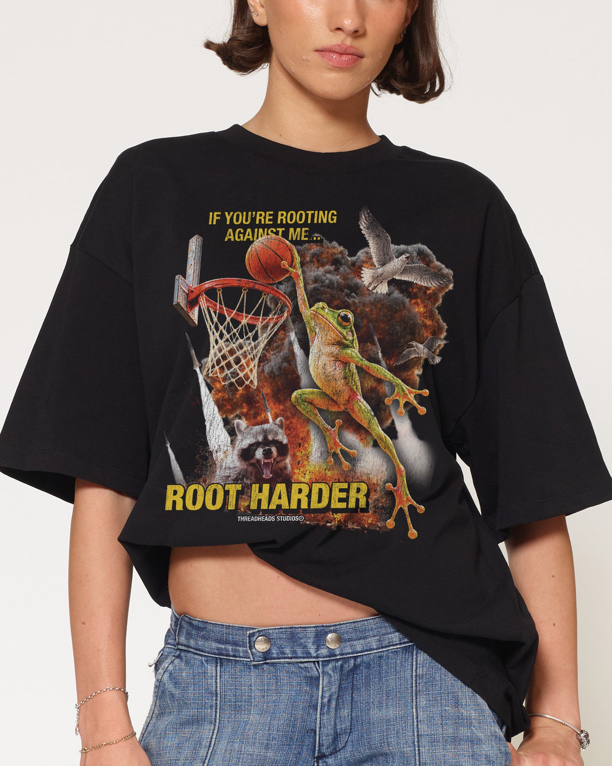 Root Harder Oversized Tee