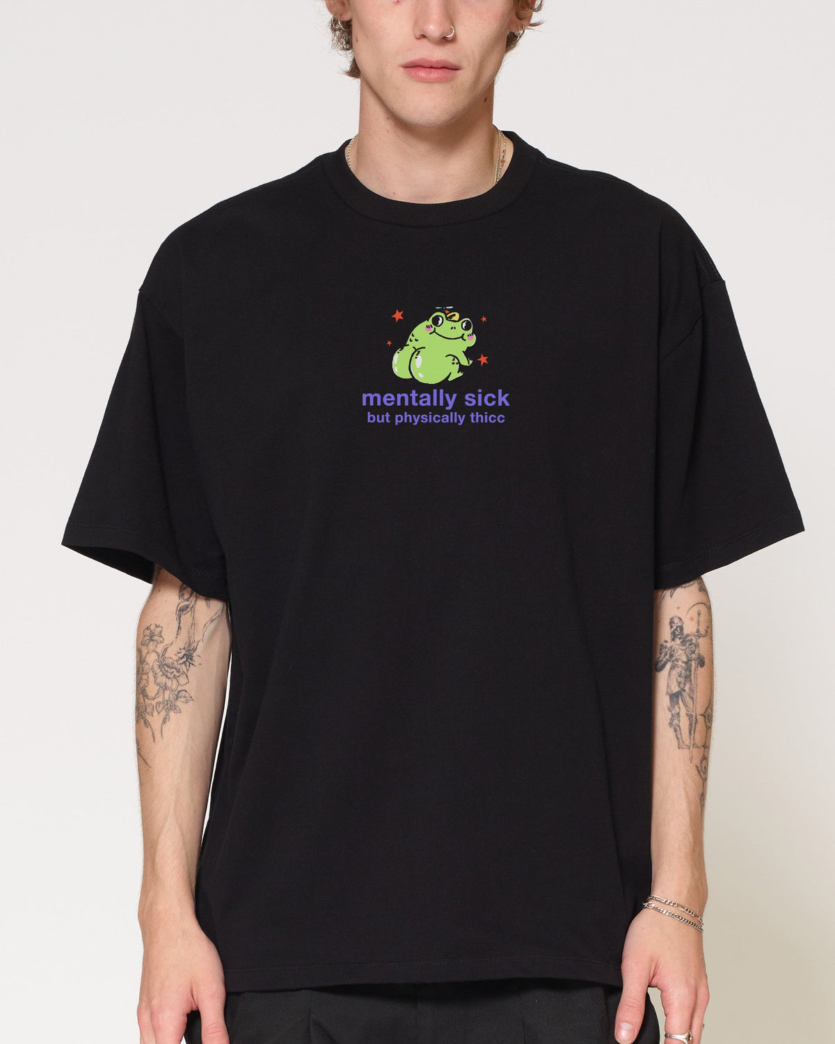 Mentally Sick Oversized Tee