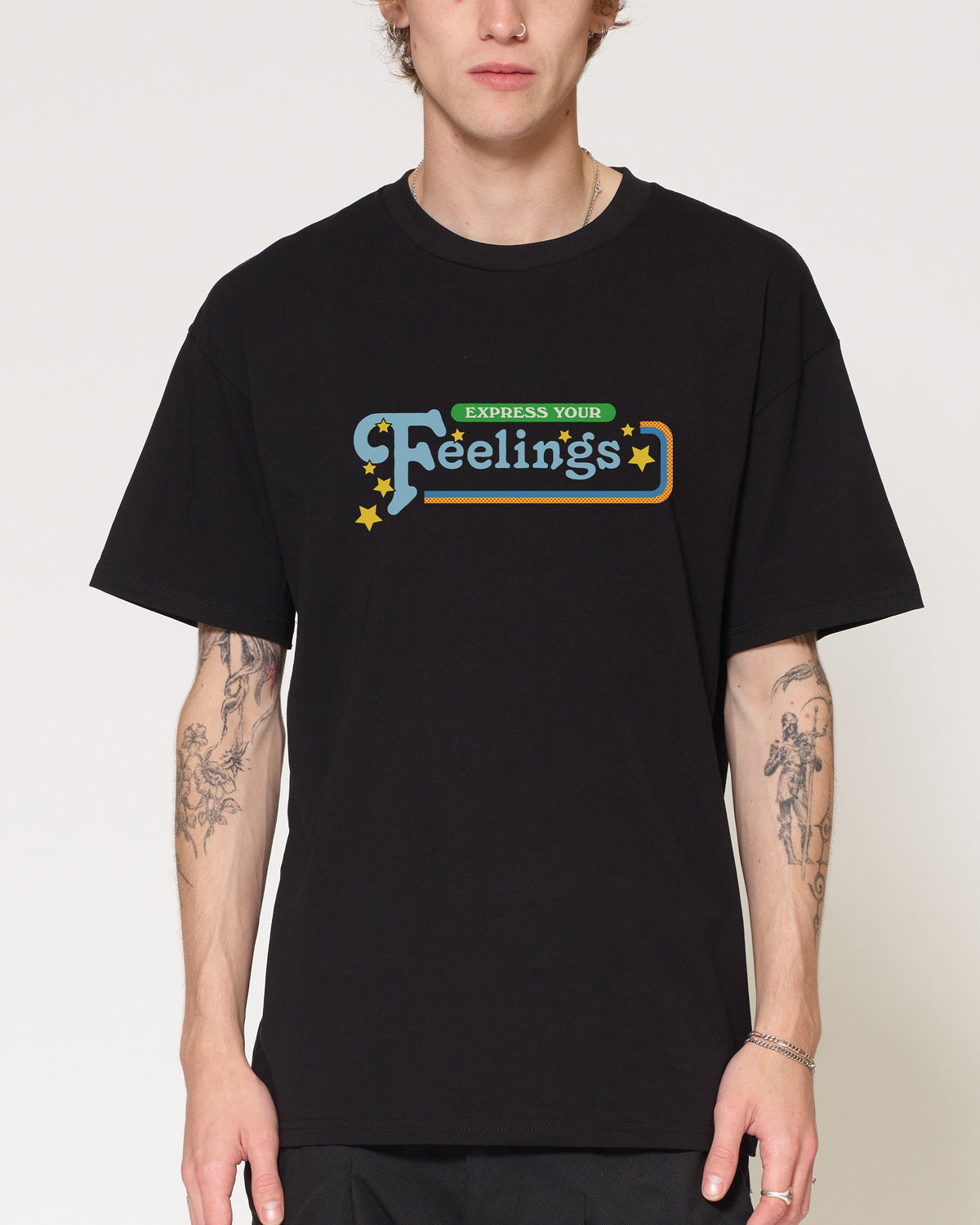Express Your Feelings Front and Back T-Shirt