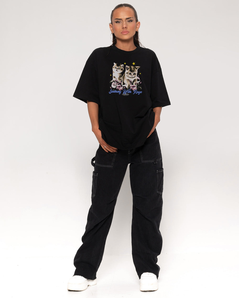 Seething With Rage Oversized Tee