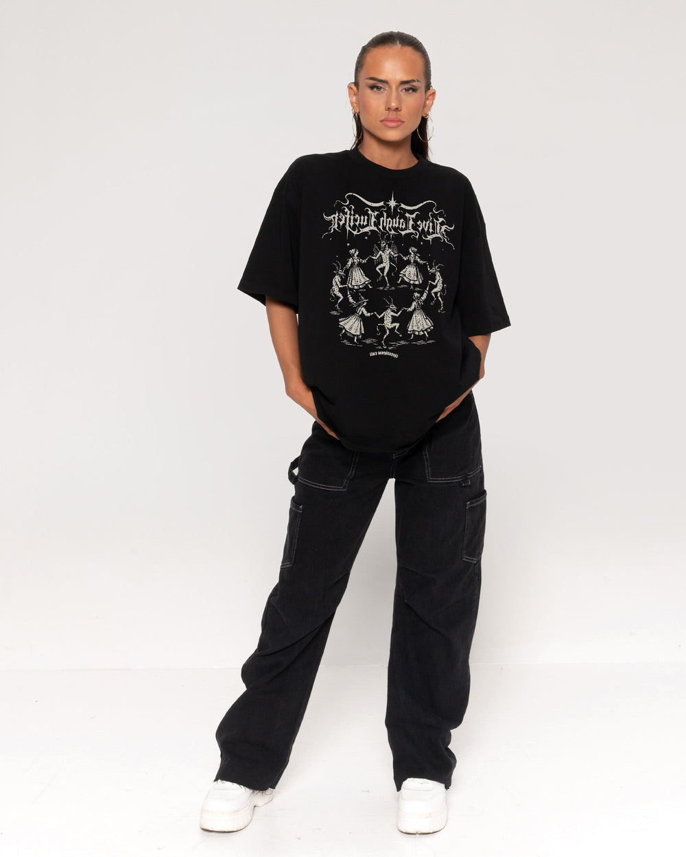 Live Laugh Lucifer Oversized Tee
