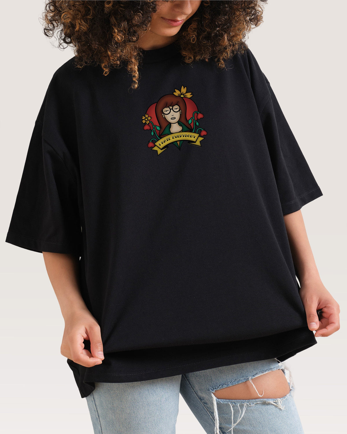 I Hate Everybody Oversized Tee