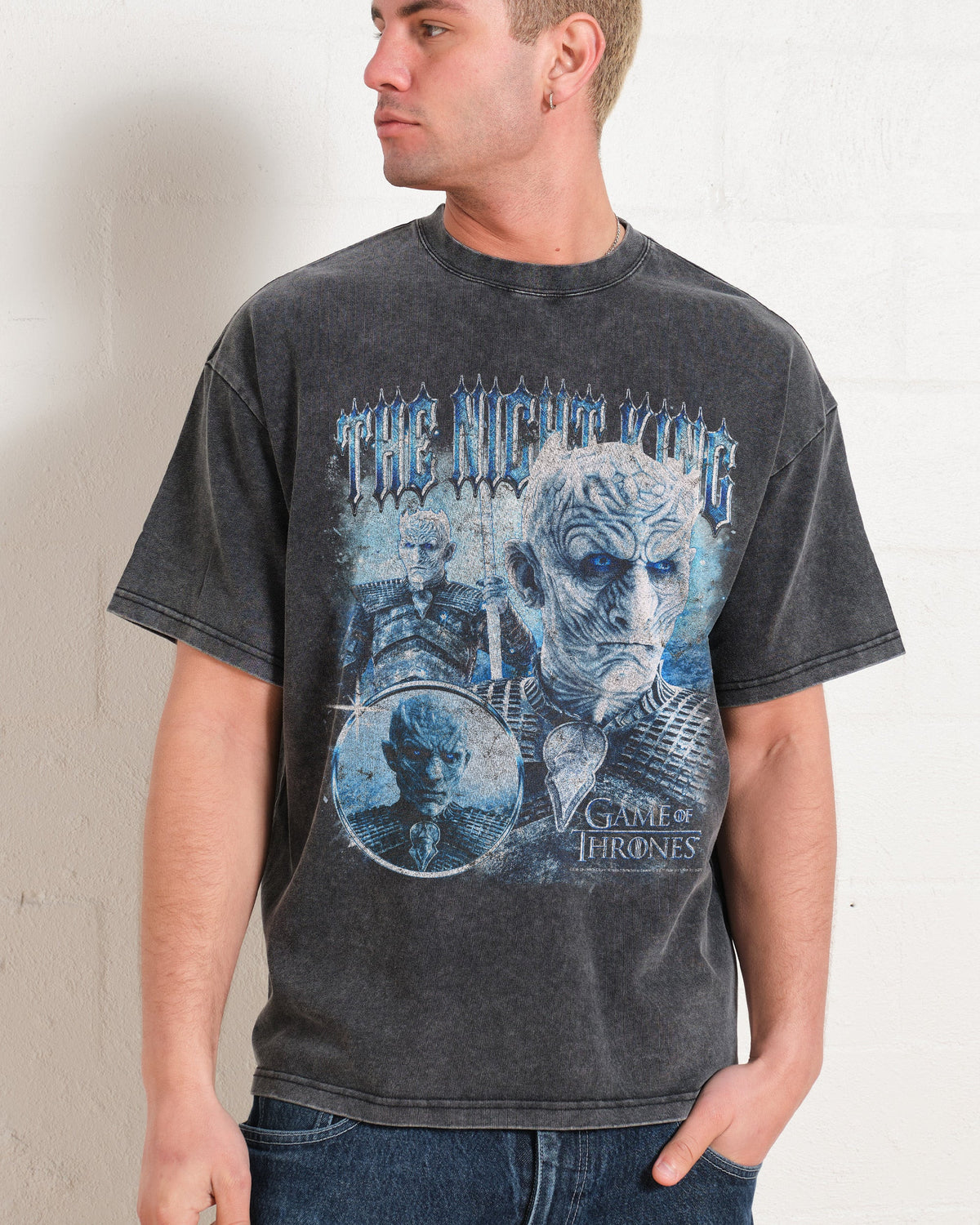 Vintage Night King Oversized Tee