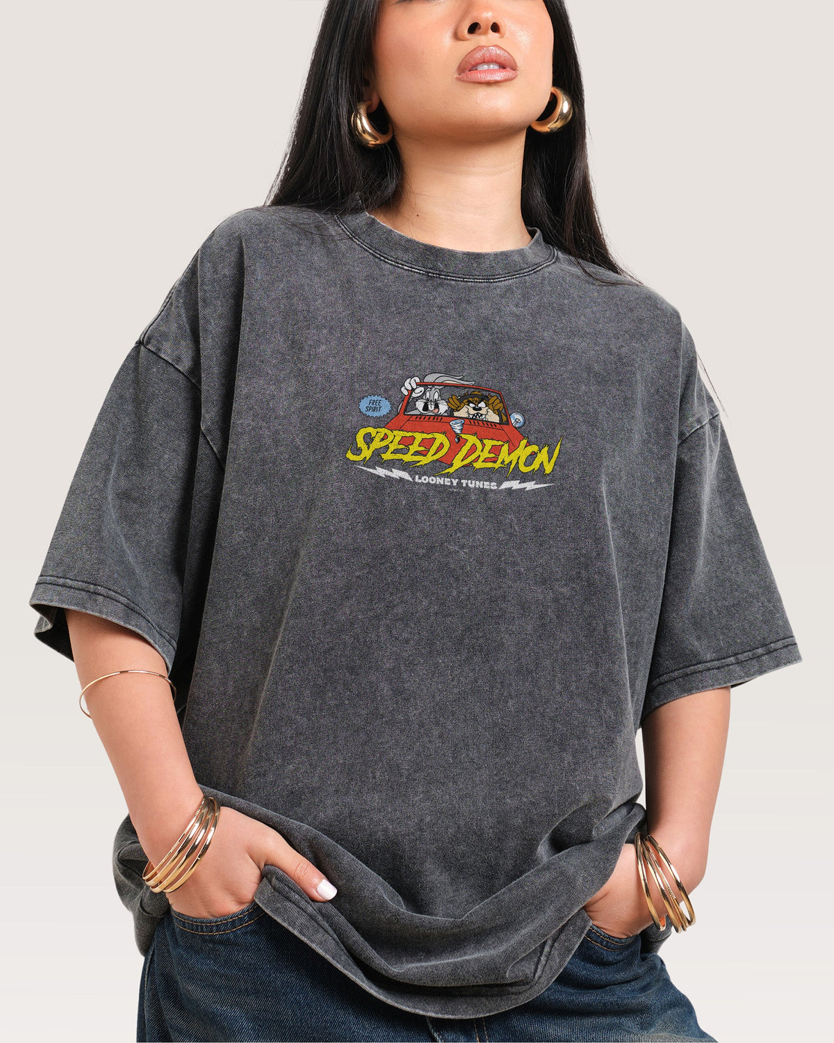 Speed Demon Oversized Tee