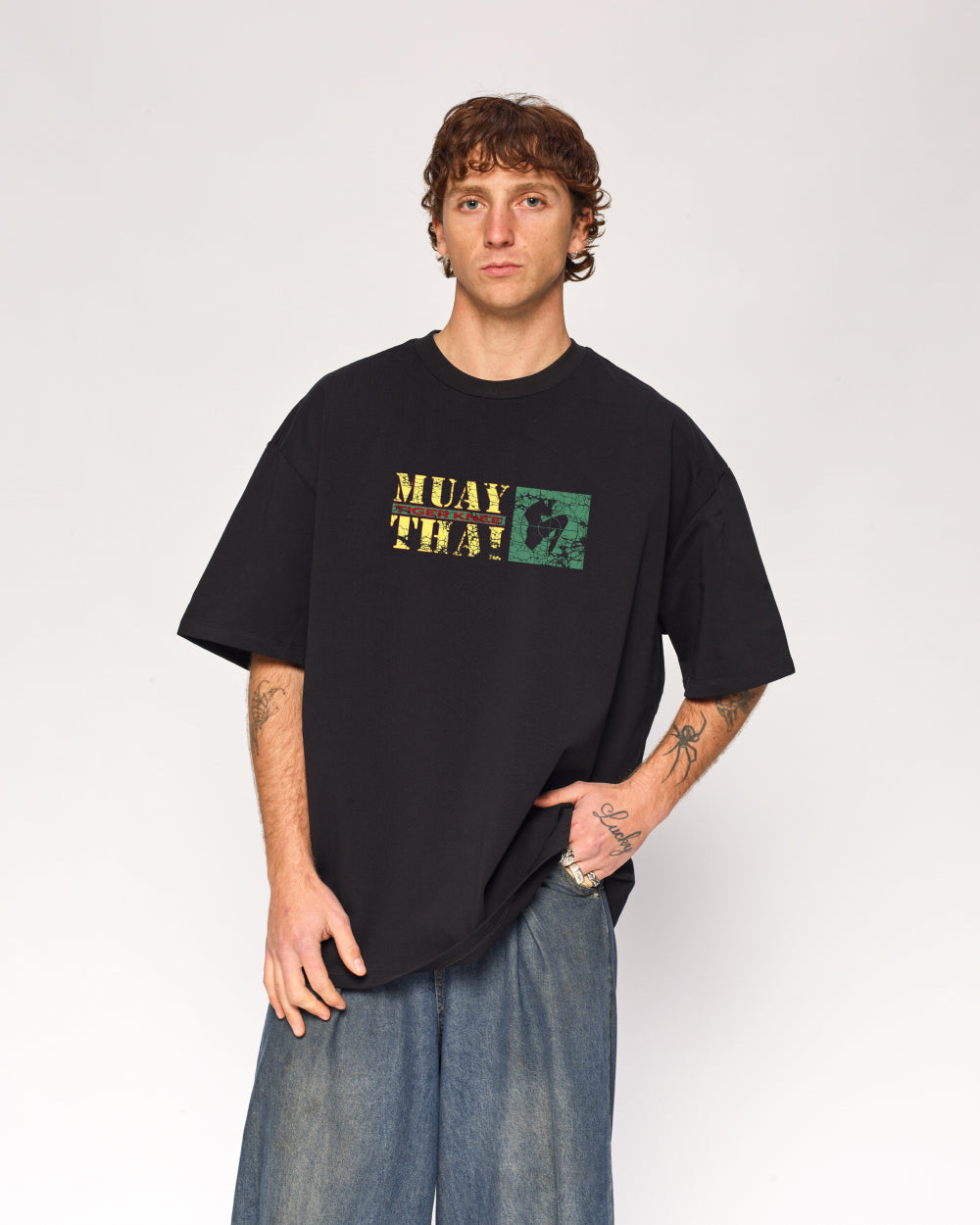 Tiger Knee Oversized Tee
