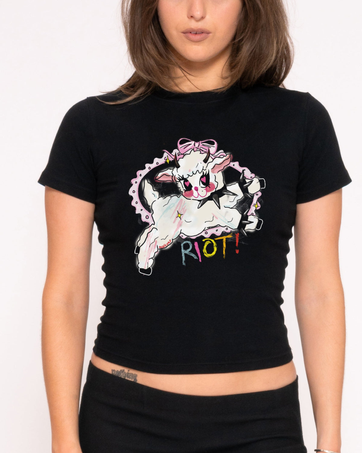 Riot Longline Baby Tee