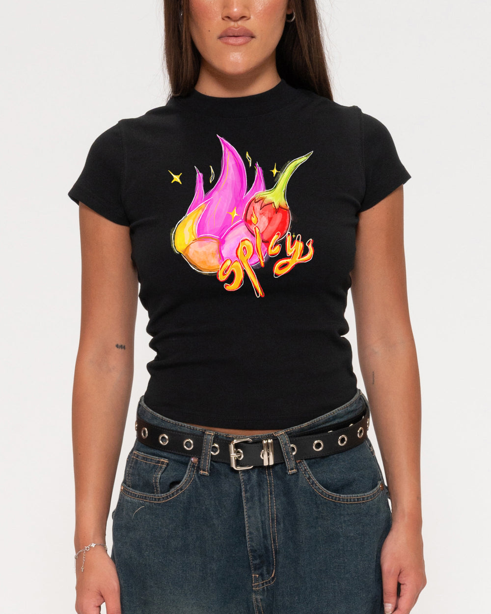 Spicy Longline Baby Tee