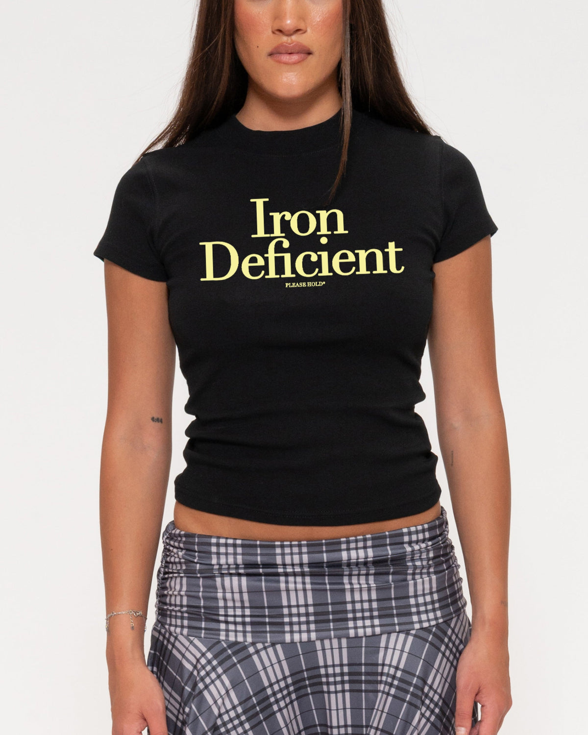 Iron Deficient Longline Baby Tee