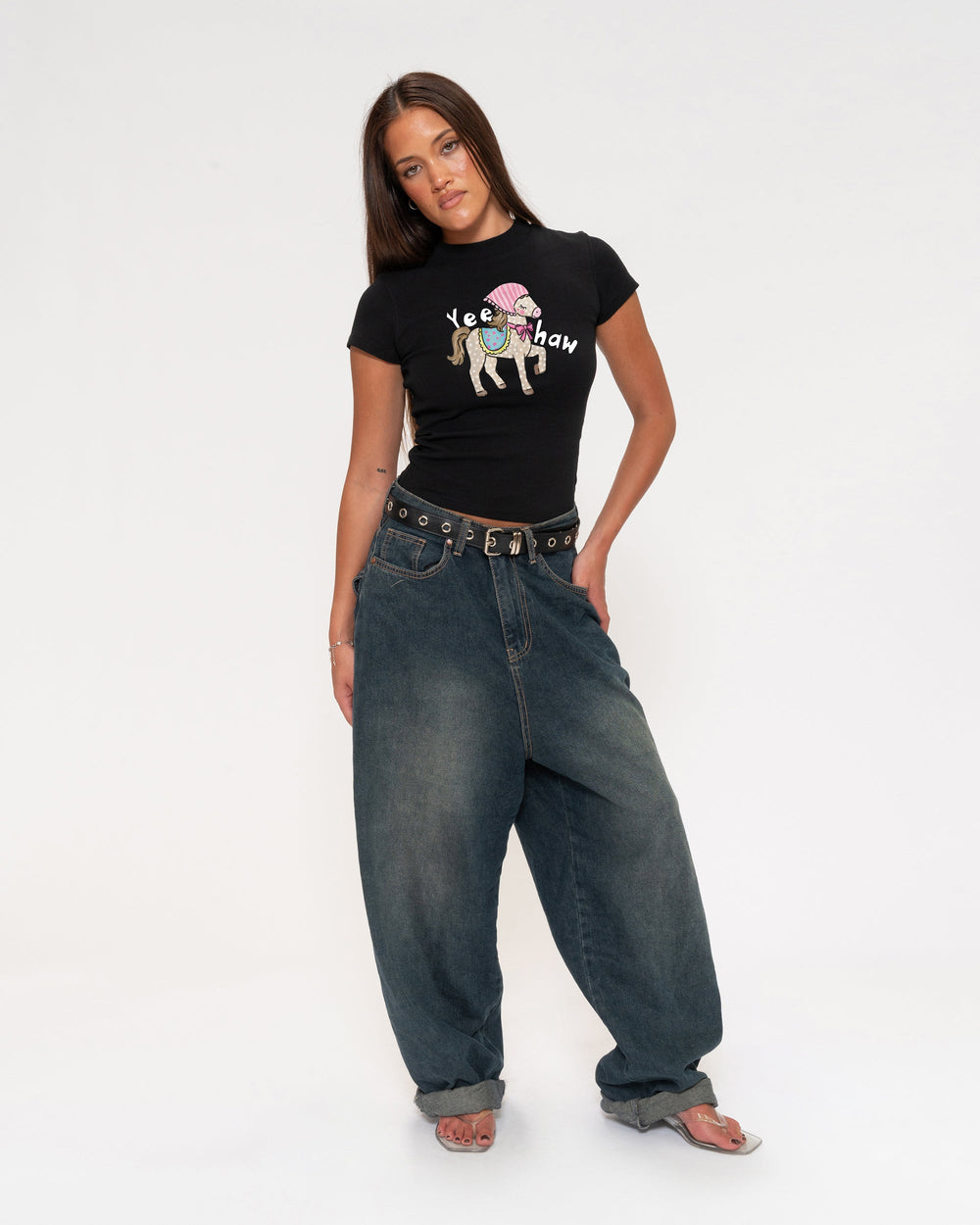 Yeehaw Longline Baby Tee