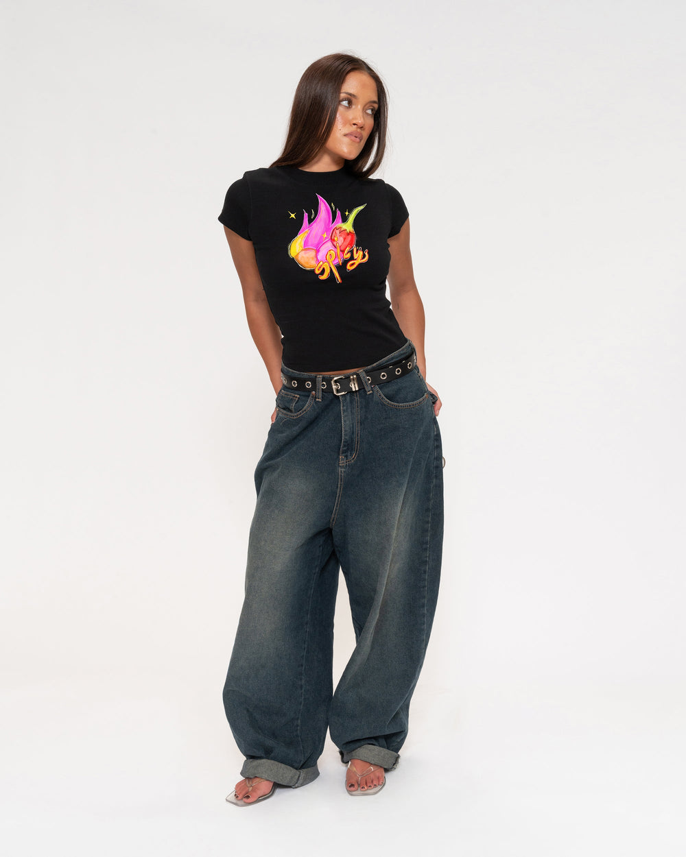 Spicy Longline Baby Tee