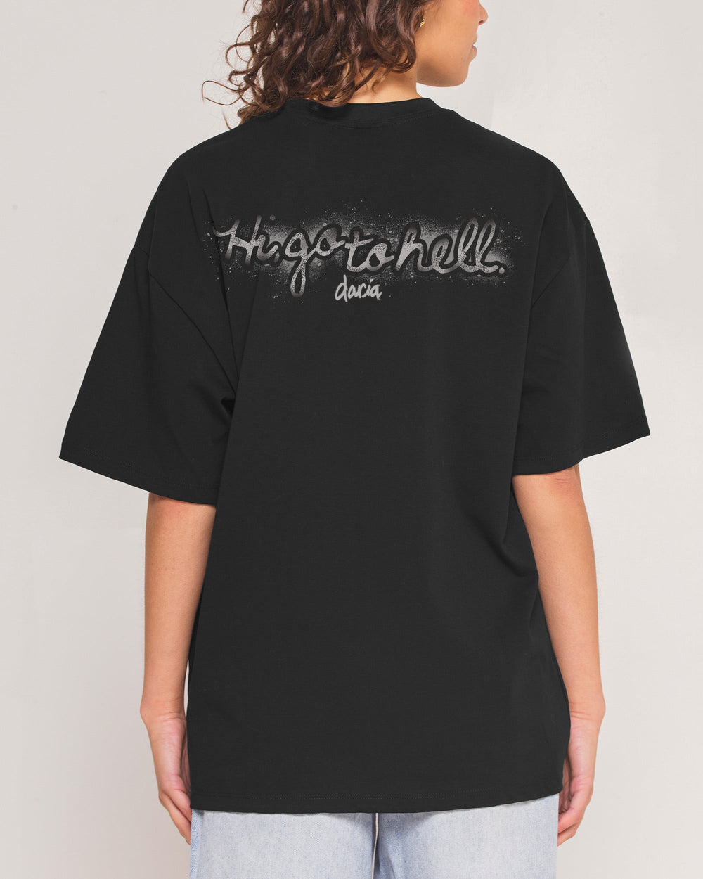 Go To Hell Oversized Tee