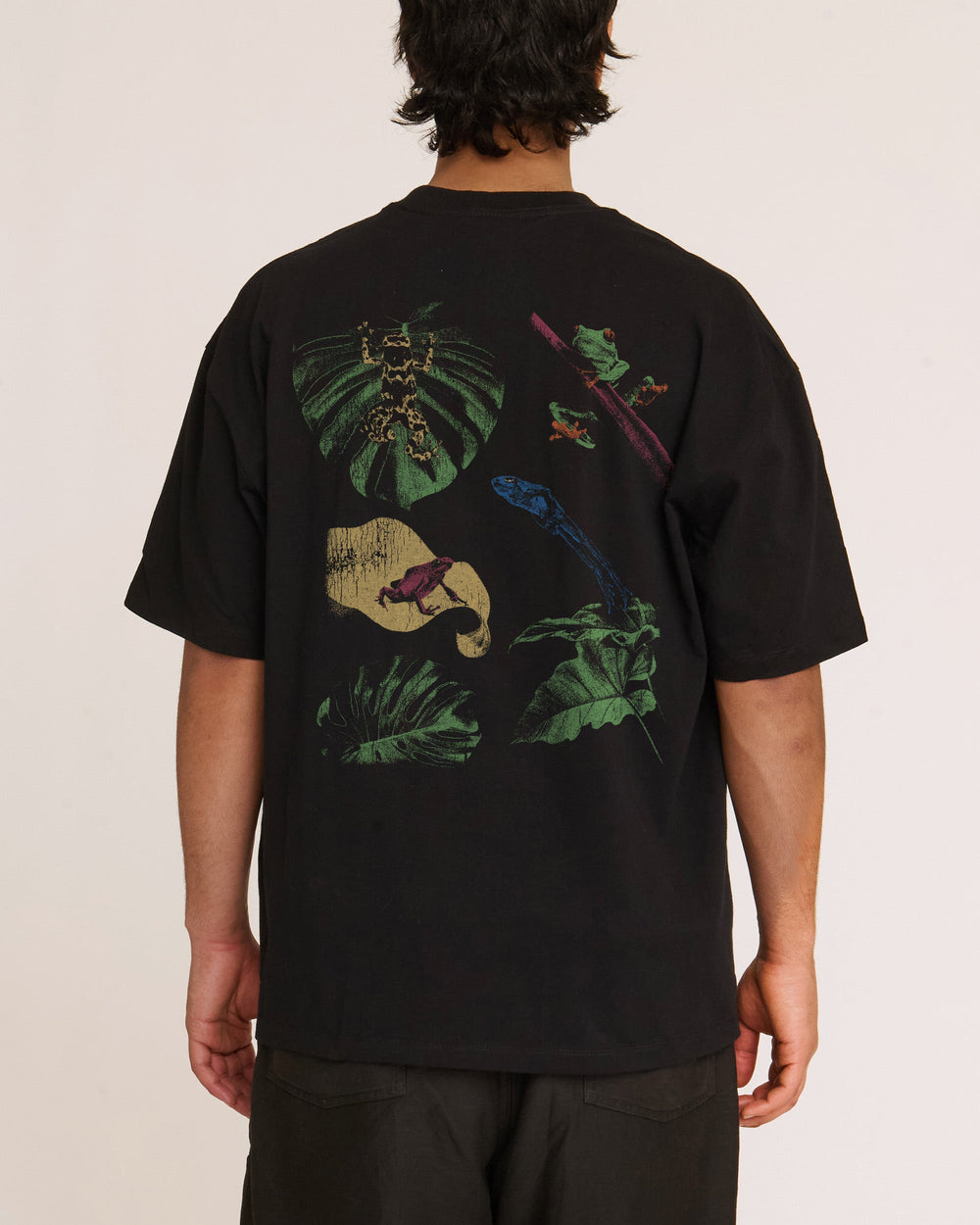 Man I Love Frogs Jungle Edition Oversized Tee
