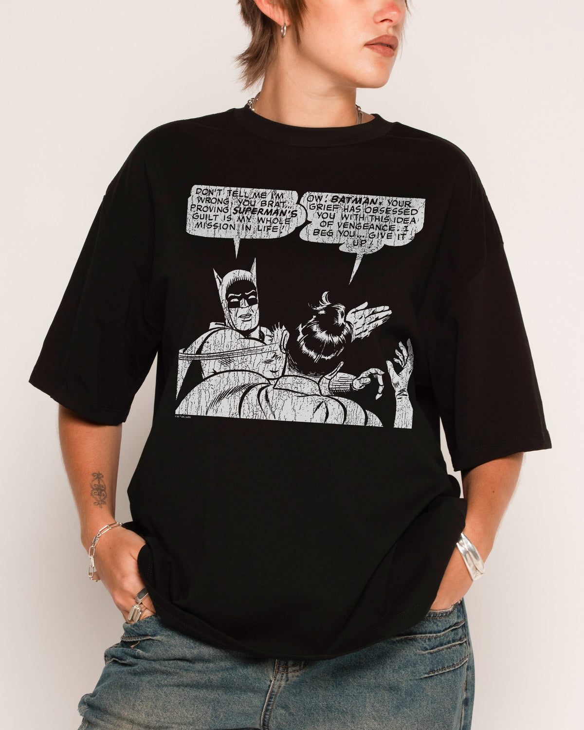Batman Slap Oversized Tee