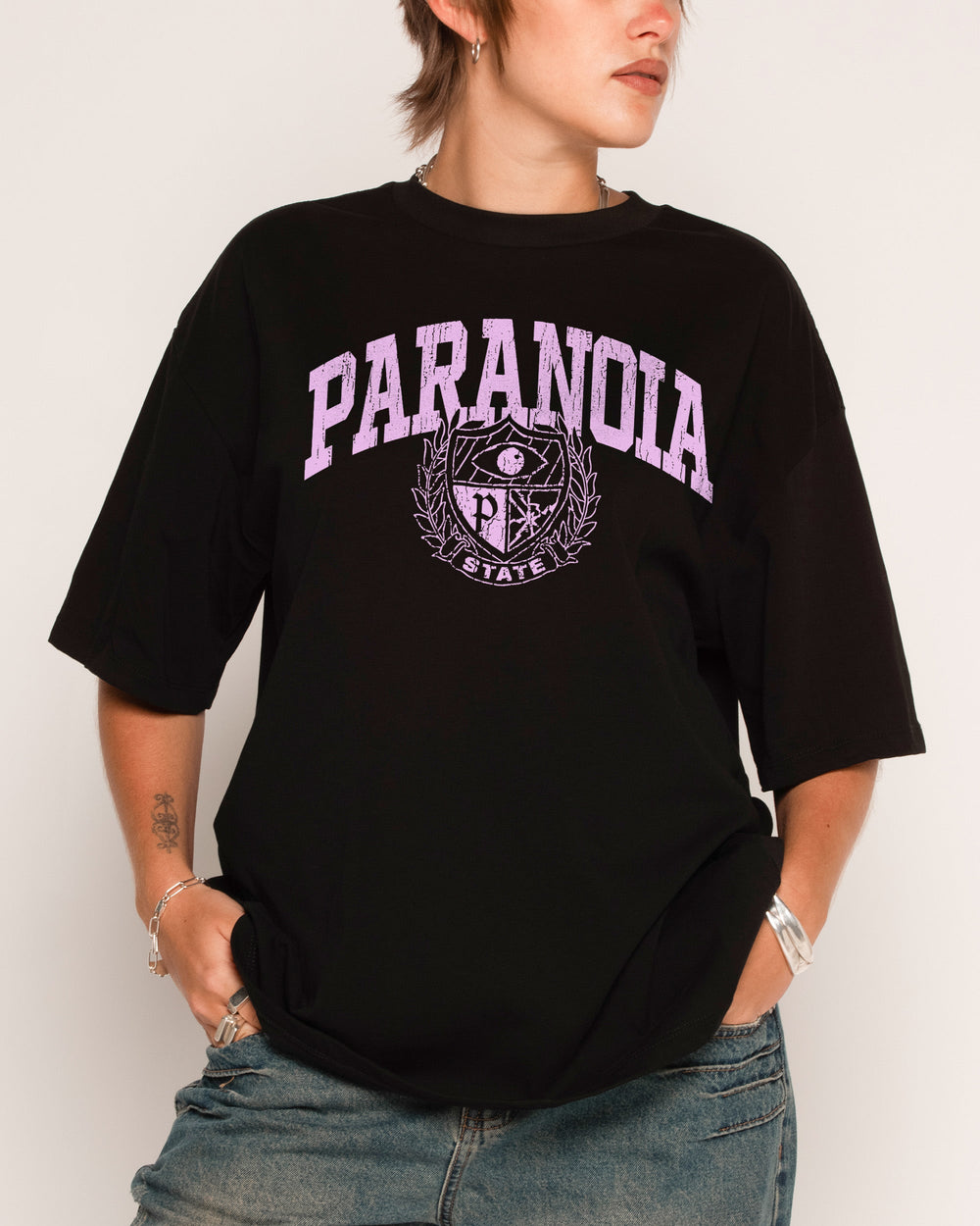 Paranoia State Oversized Tee