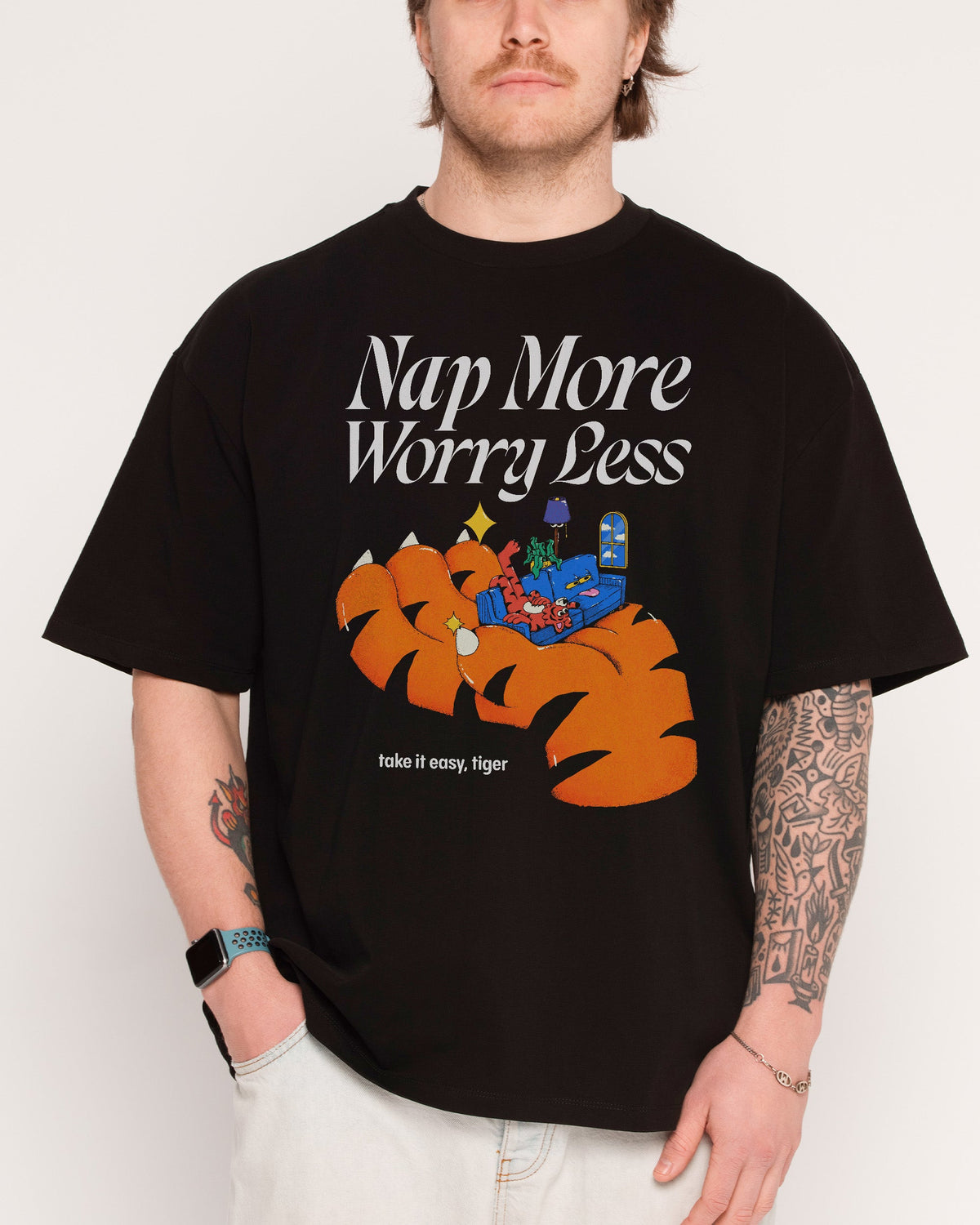Nap More Oversized Tee