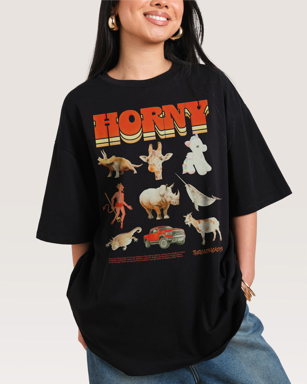 Horny Things Oversized Tee