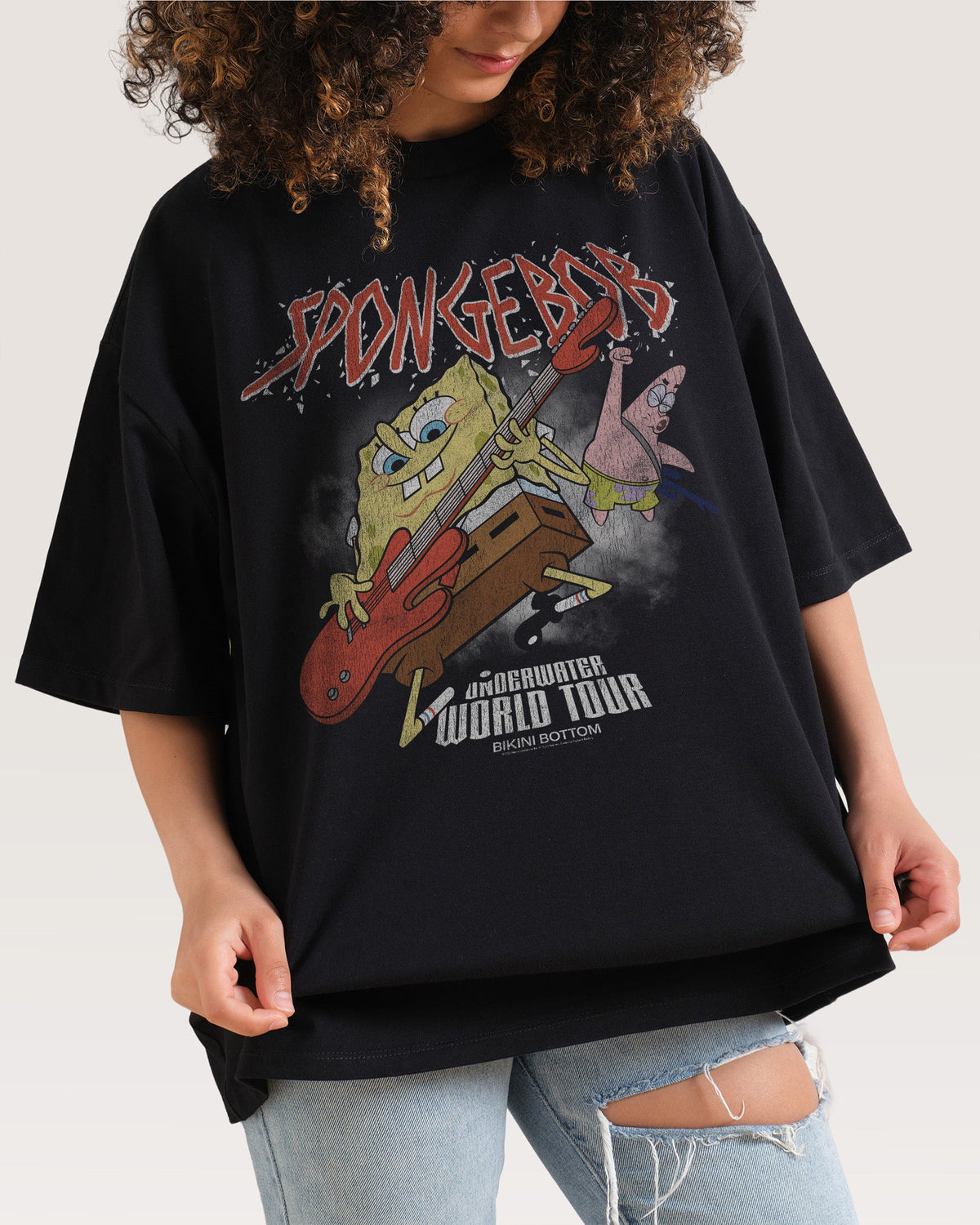 Spongebob’s World Tour Oversized Tee