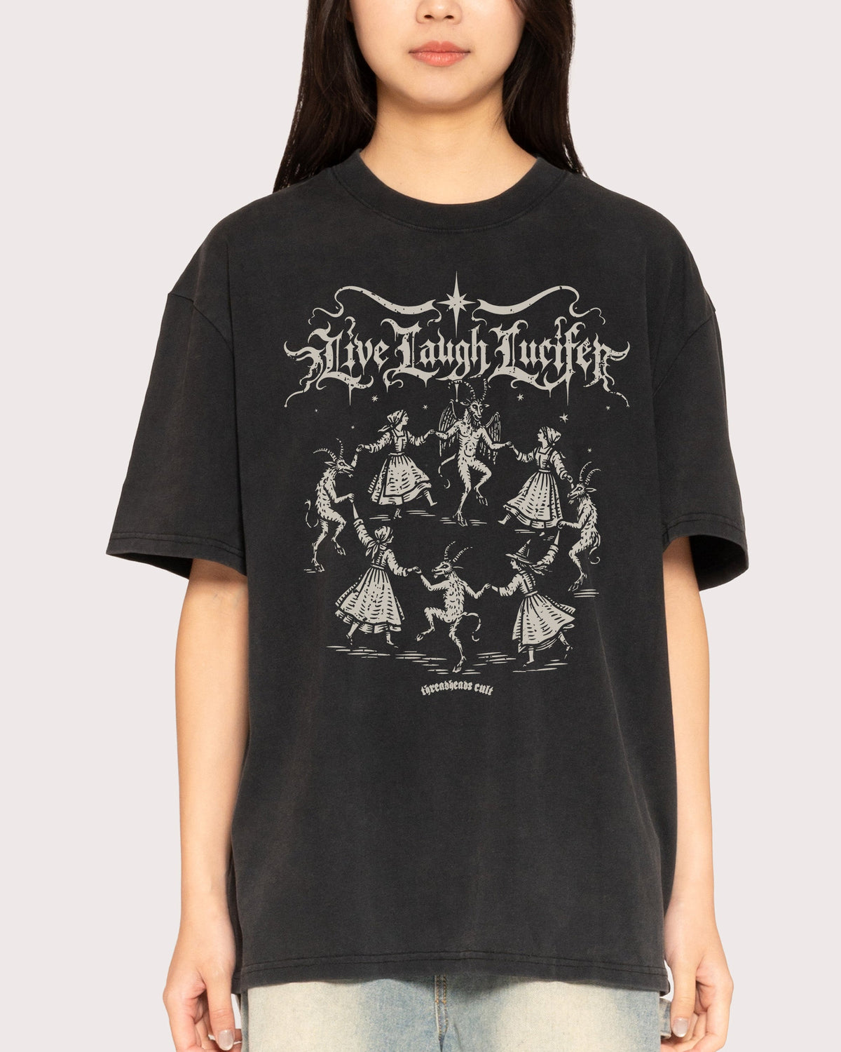 Live Laugh Lucifer Oversized Tee