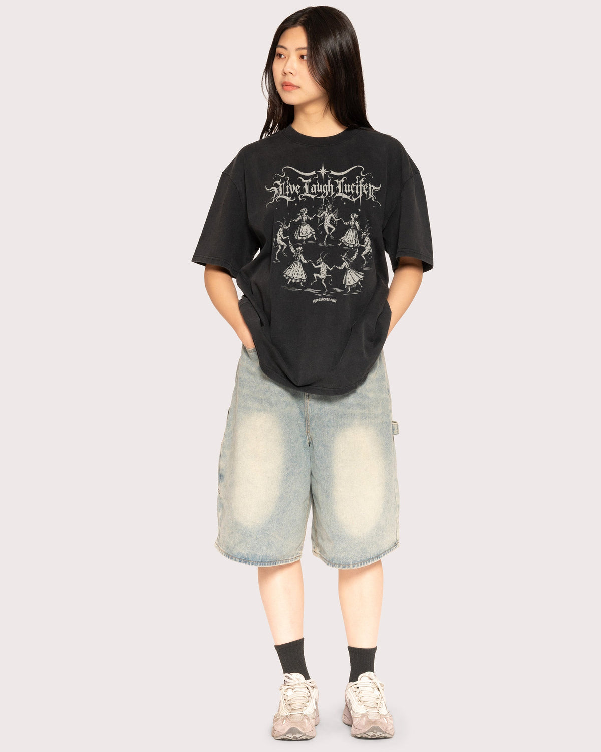 Live Laugh Lucifer Oversized Tee