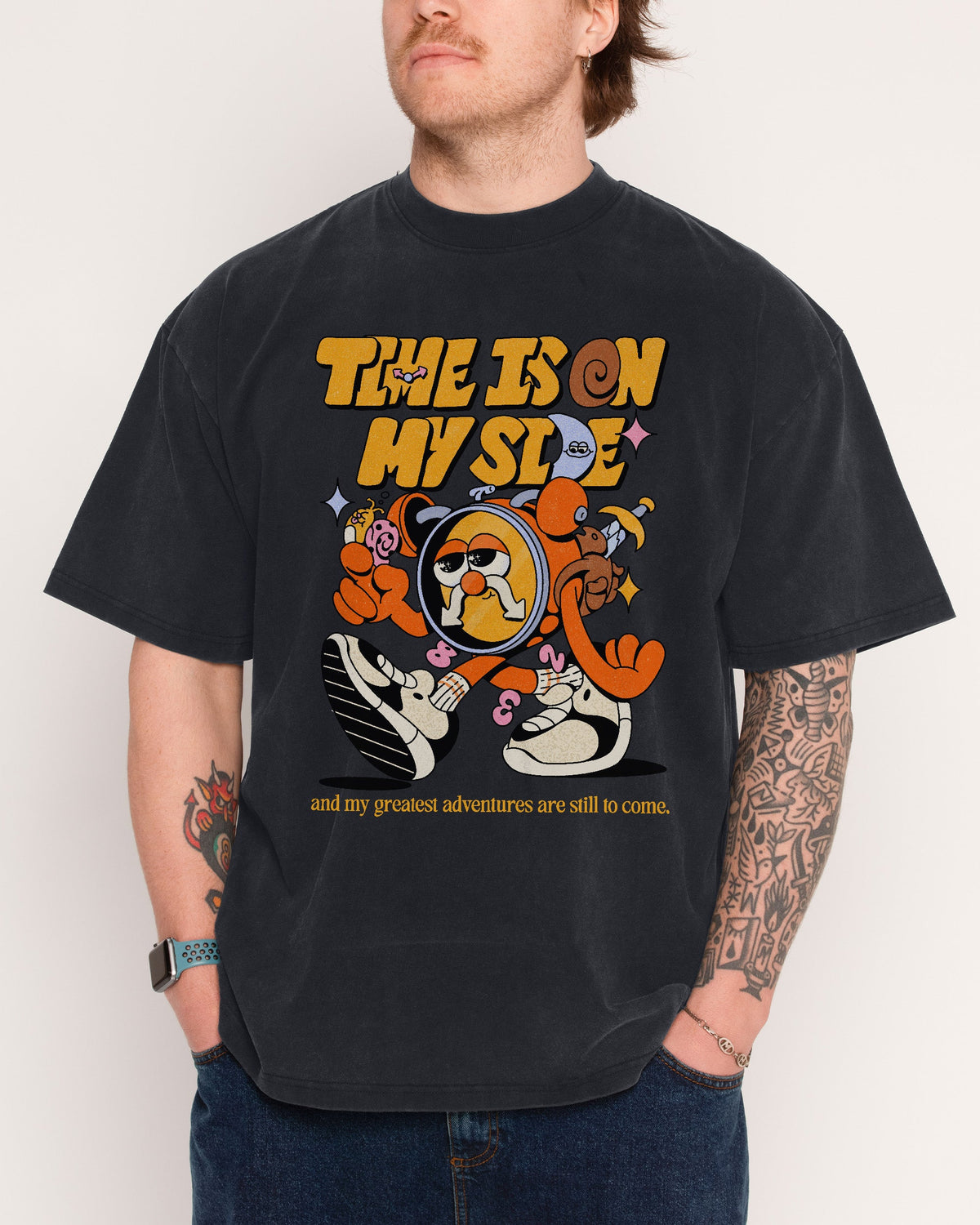 Time is on My Side Oversized Tee