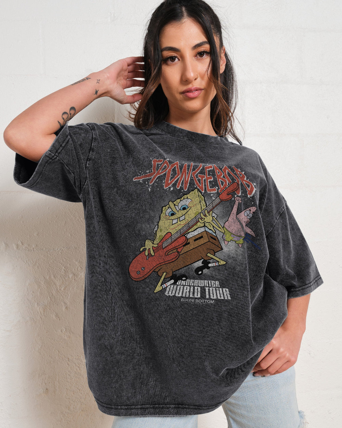 Spongebob’s World Tour Oversized Tee