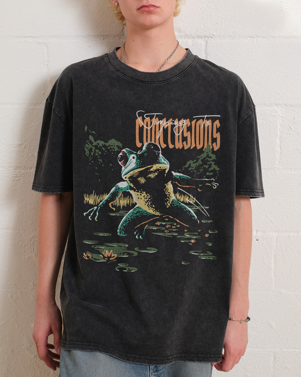 Jumping To Conclusions Oversized Tee