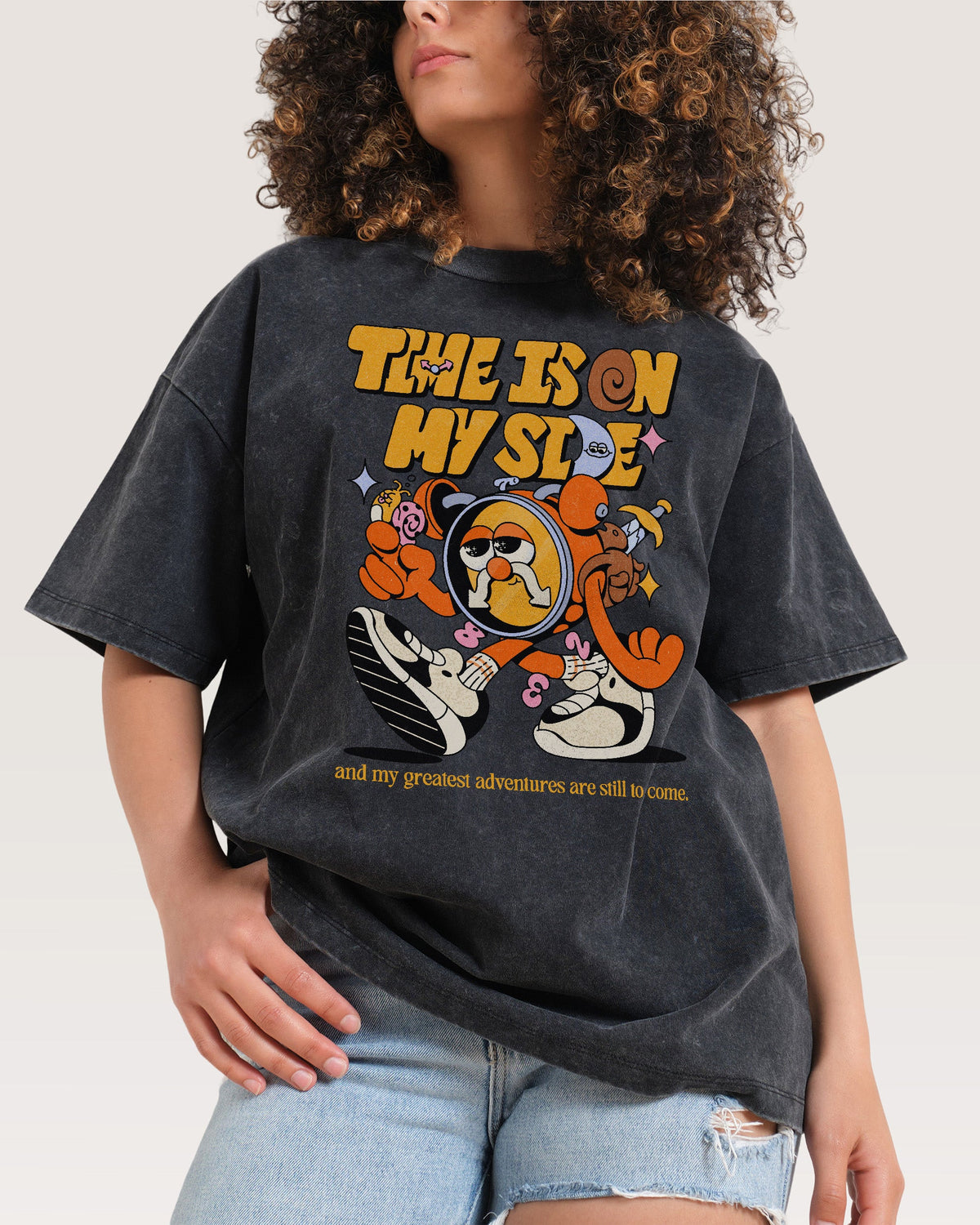 Time is on My Side Oversized Tee