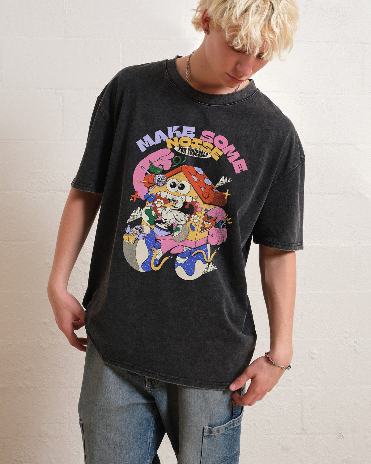 Make Some Noise Oversized Tee