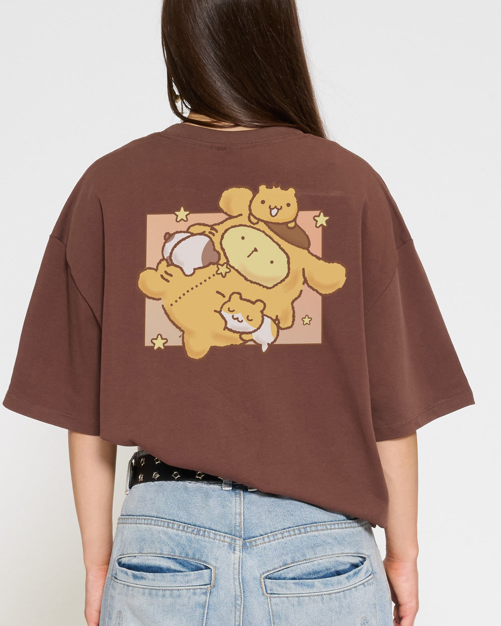 Pompompurin Nap Oversized Tee