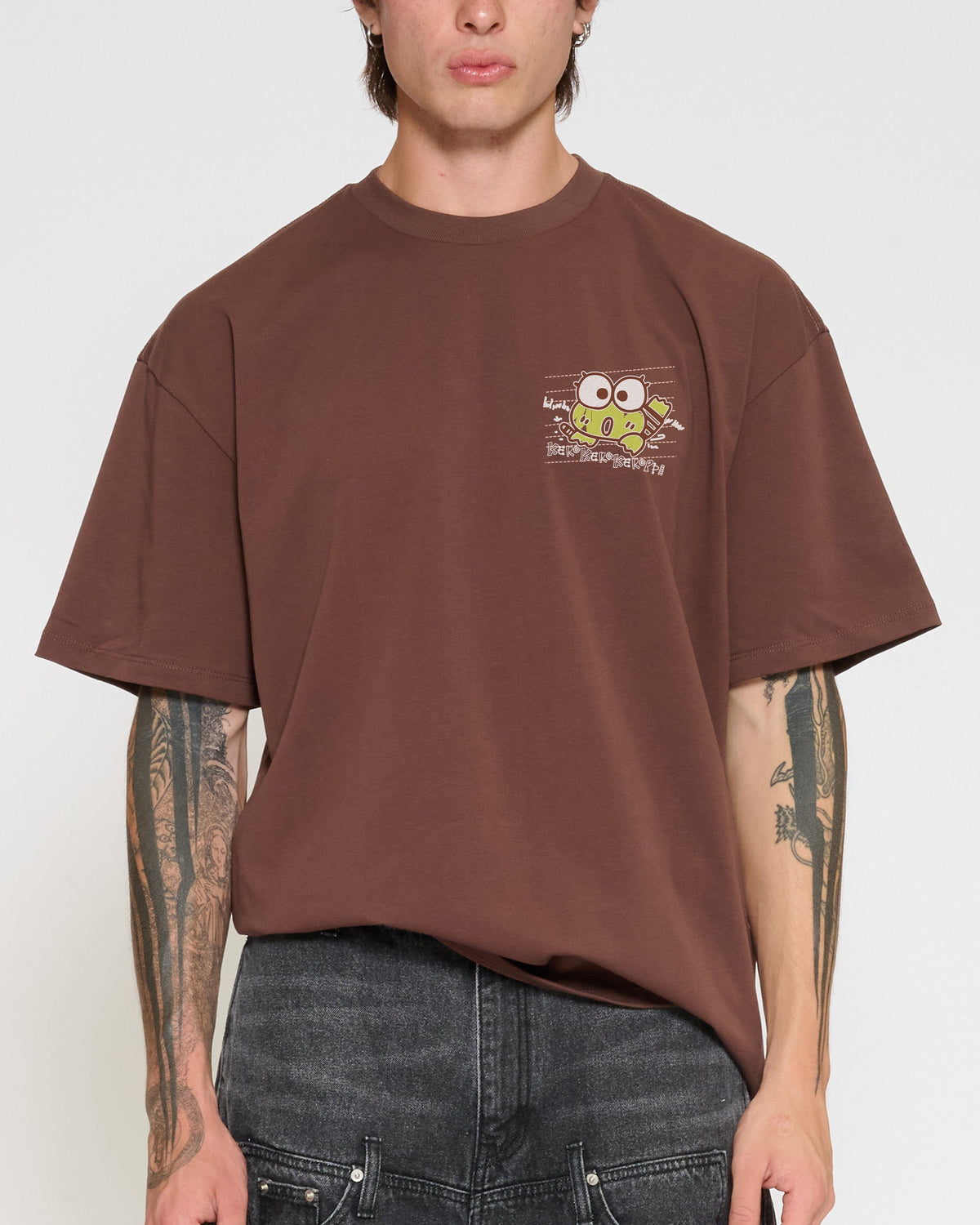 Keroppi Scribble Oversized Tee