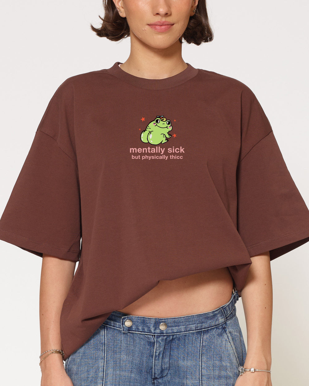Mentally Sick Oversized Tee