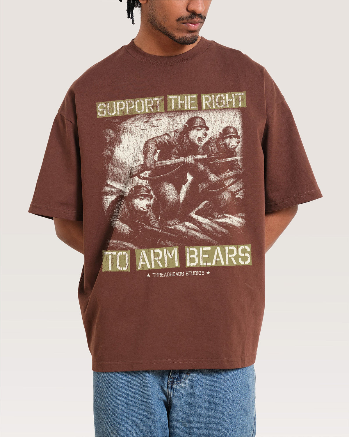 Arm Bears Oversized Tee
