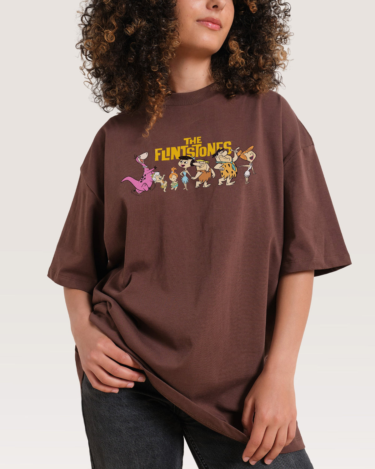 We're The Flintstones Oversized Tee