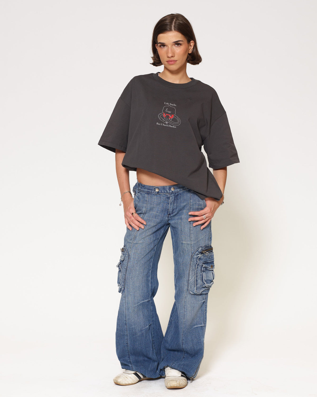 Life Sucks Oversized Tee