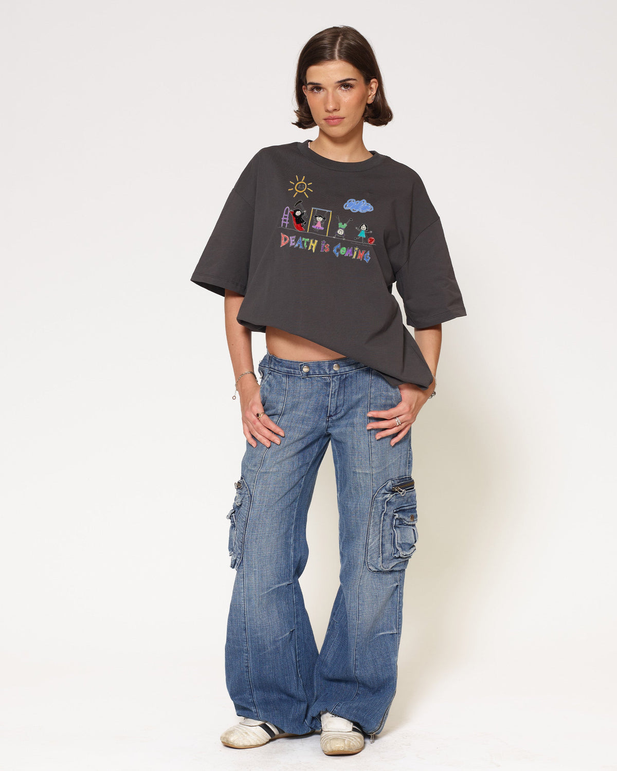 Death is Coming Oversized Tee
