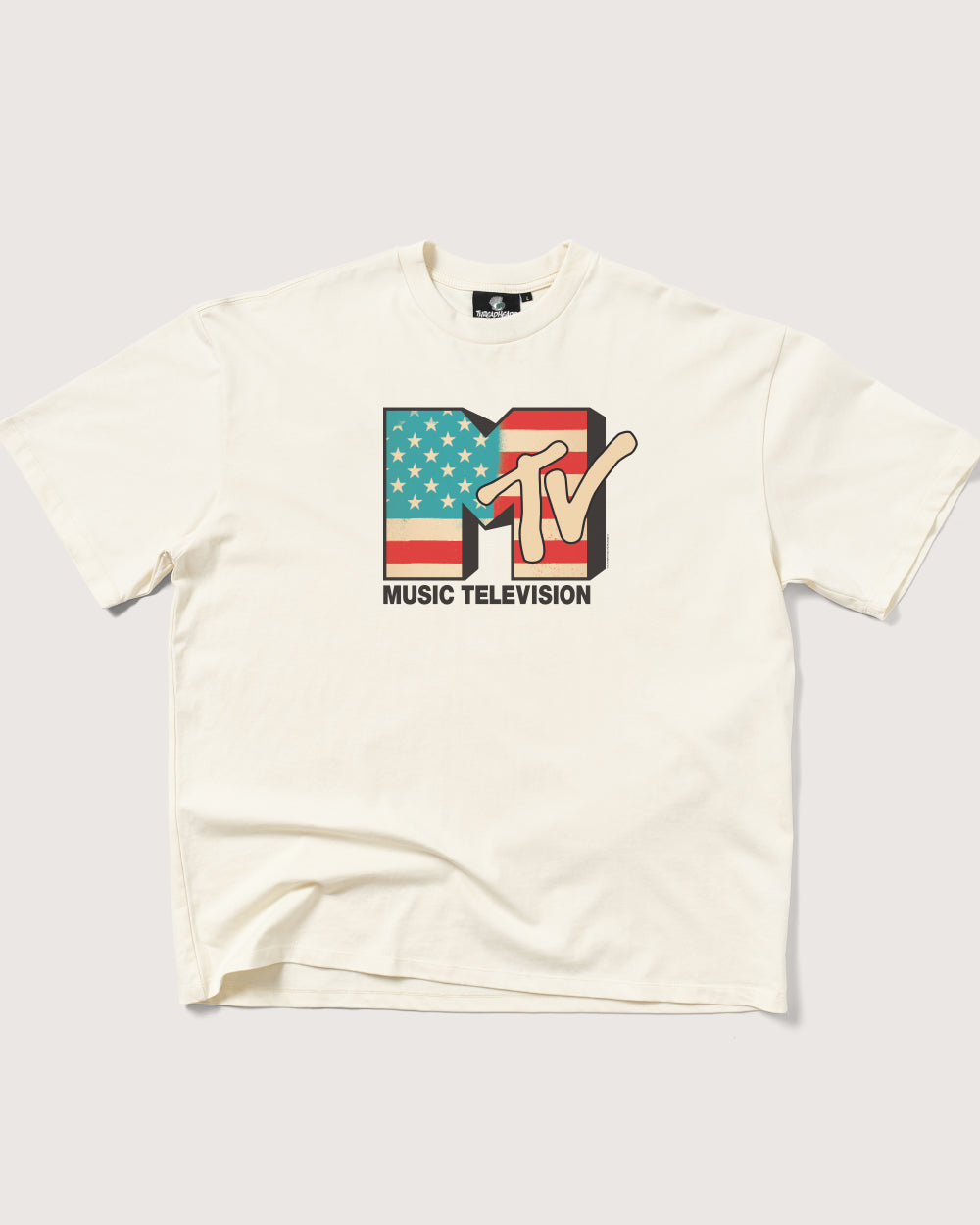 USA MTV Logo Oversized Tee