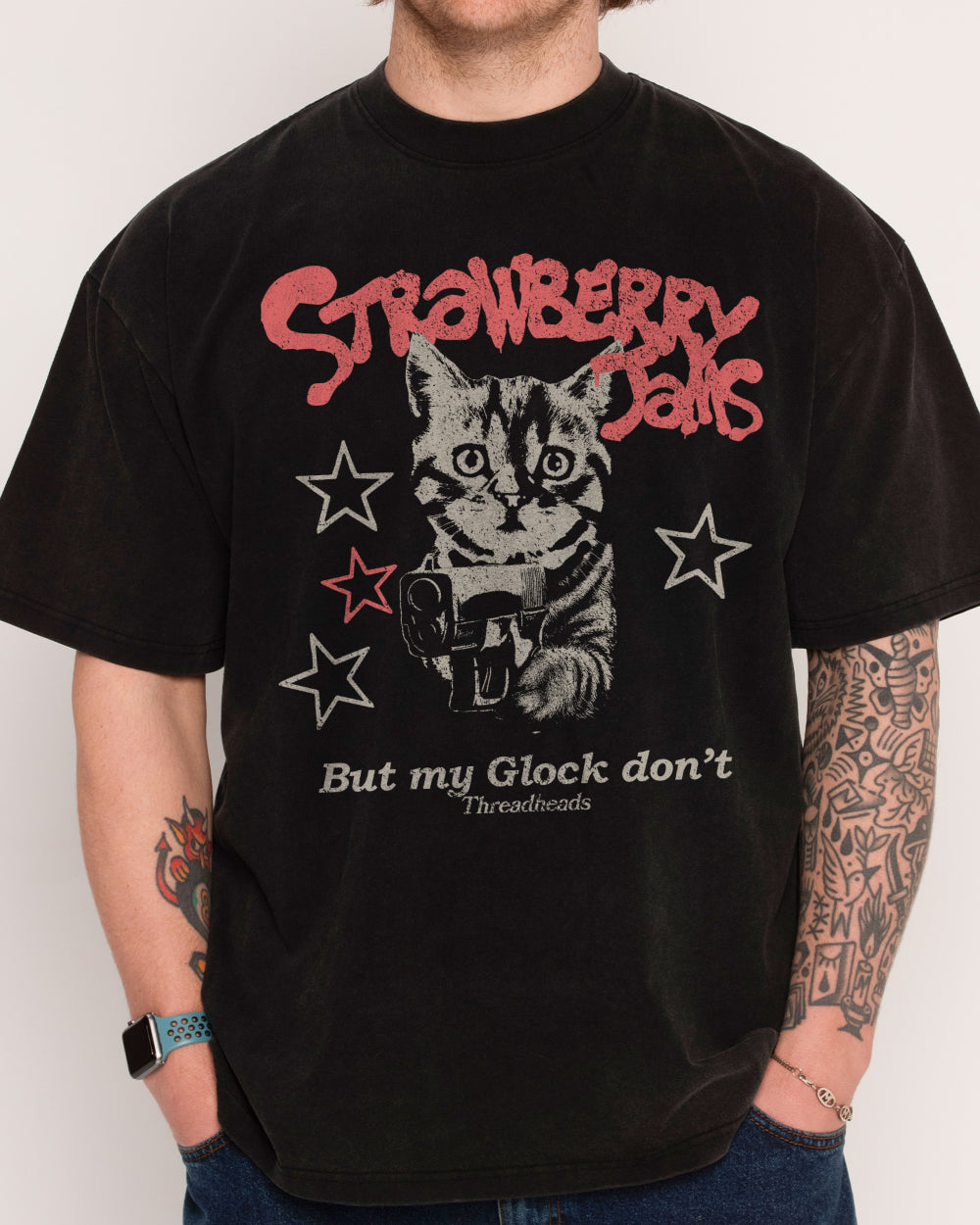 Strawberry Jams Oversized Tee