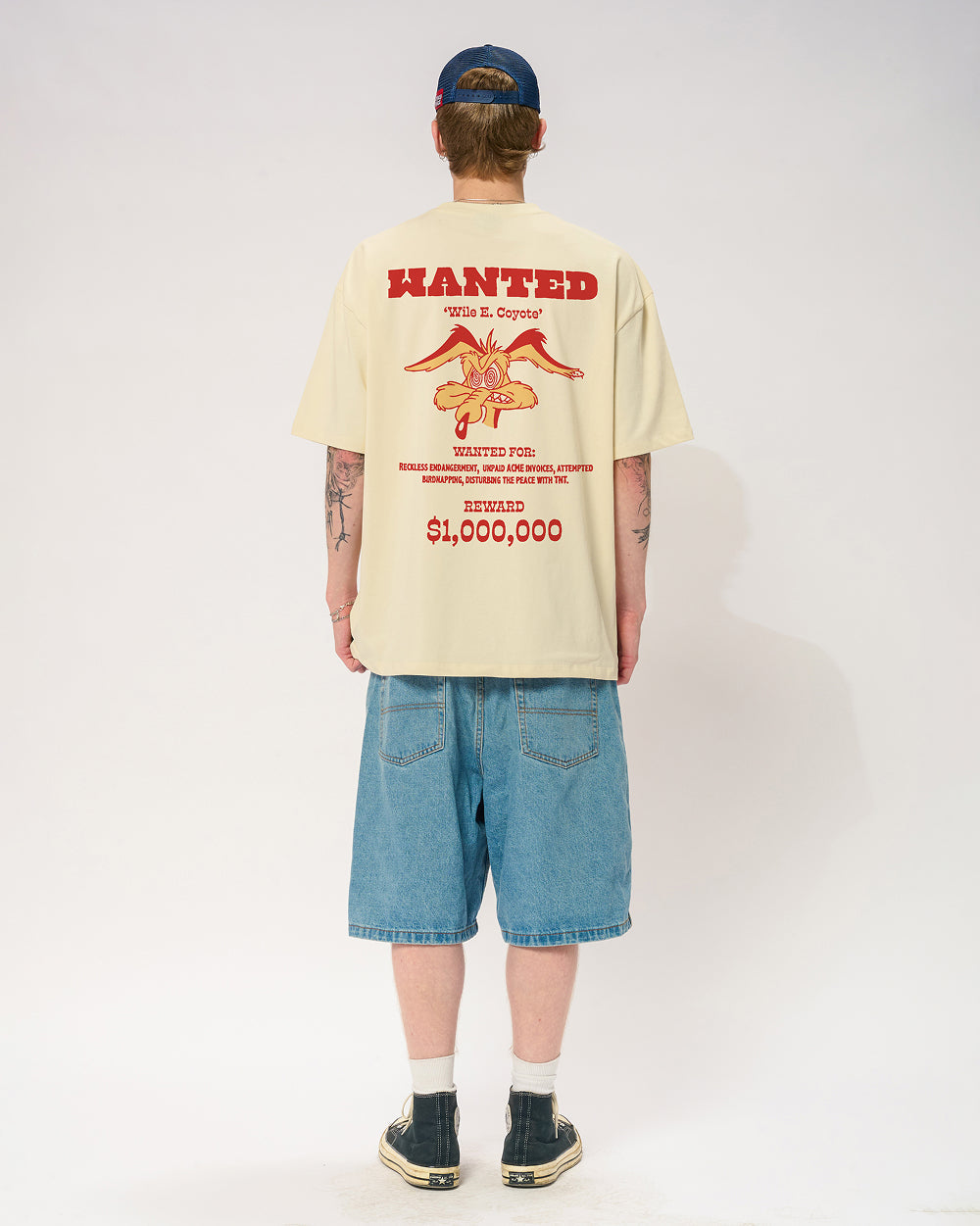 Wanted: Wile E Coyote Oversized Tee